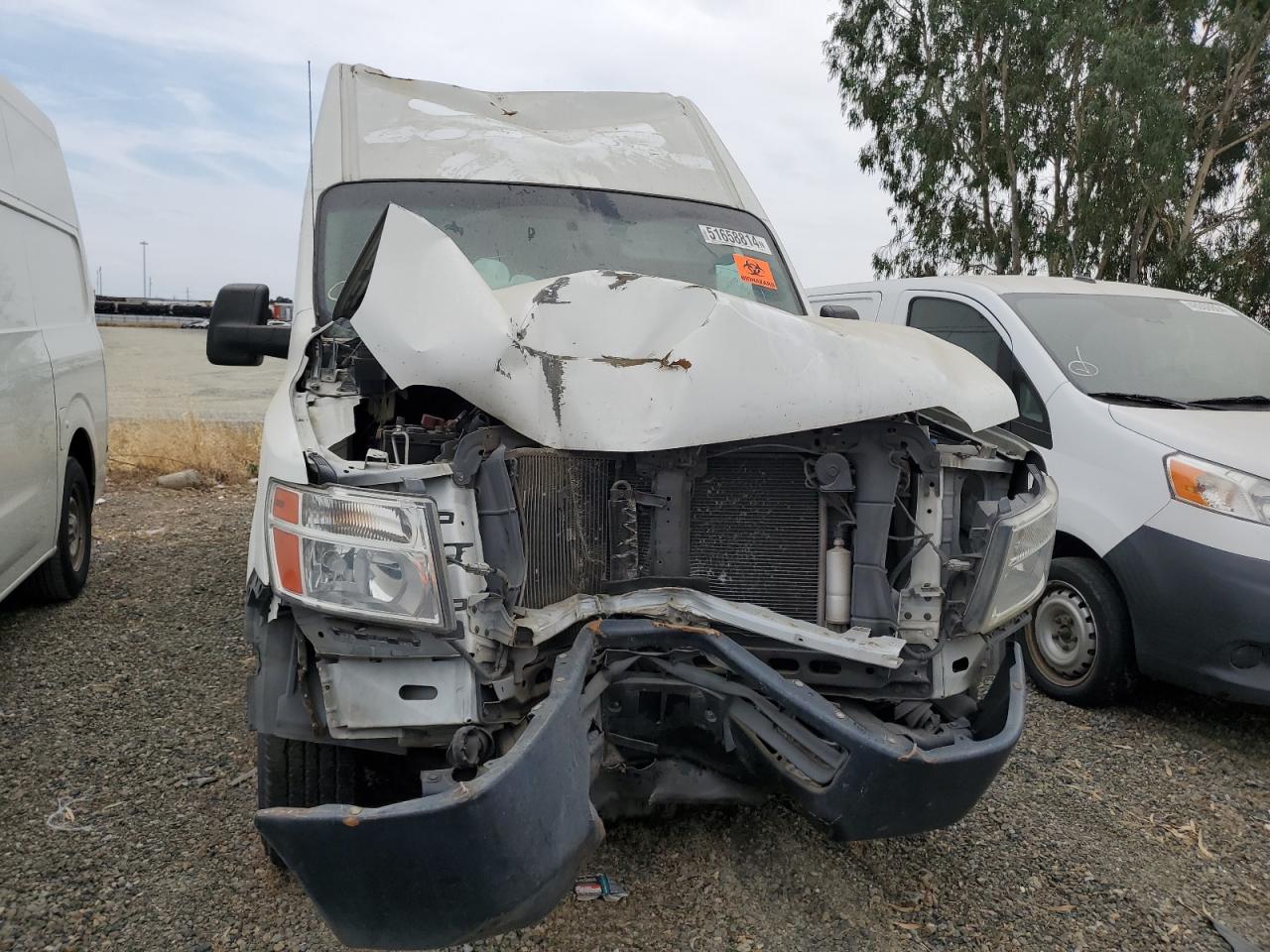 2012 Nissan Nv 2500 VIN: 1N6AF0LX1CN103721 Lot: 51658814