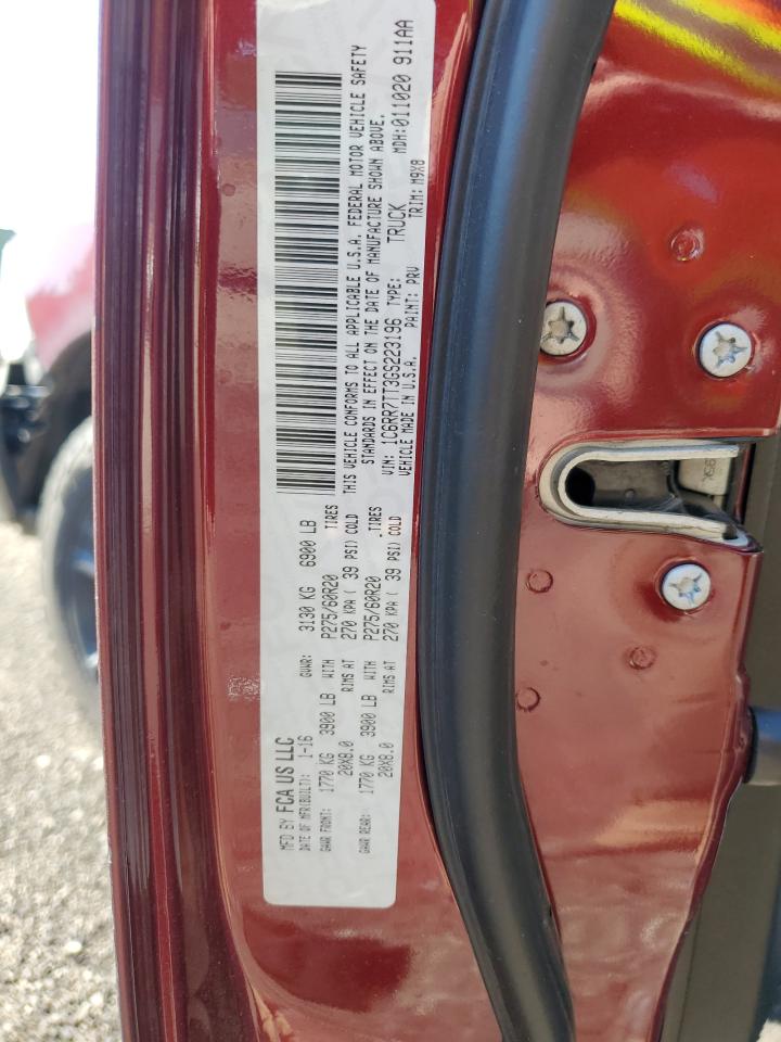 2016 Ram 1500 Slt VIN: 1C6RR7TT3GS223196 Lot: 65917084