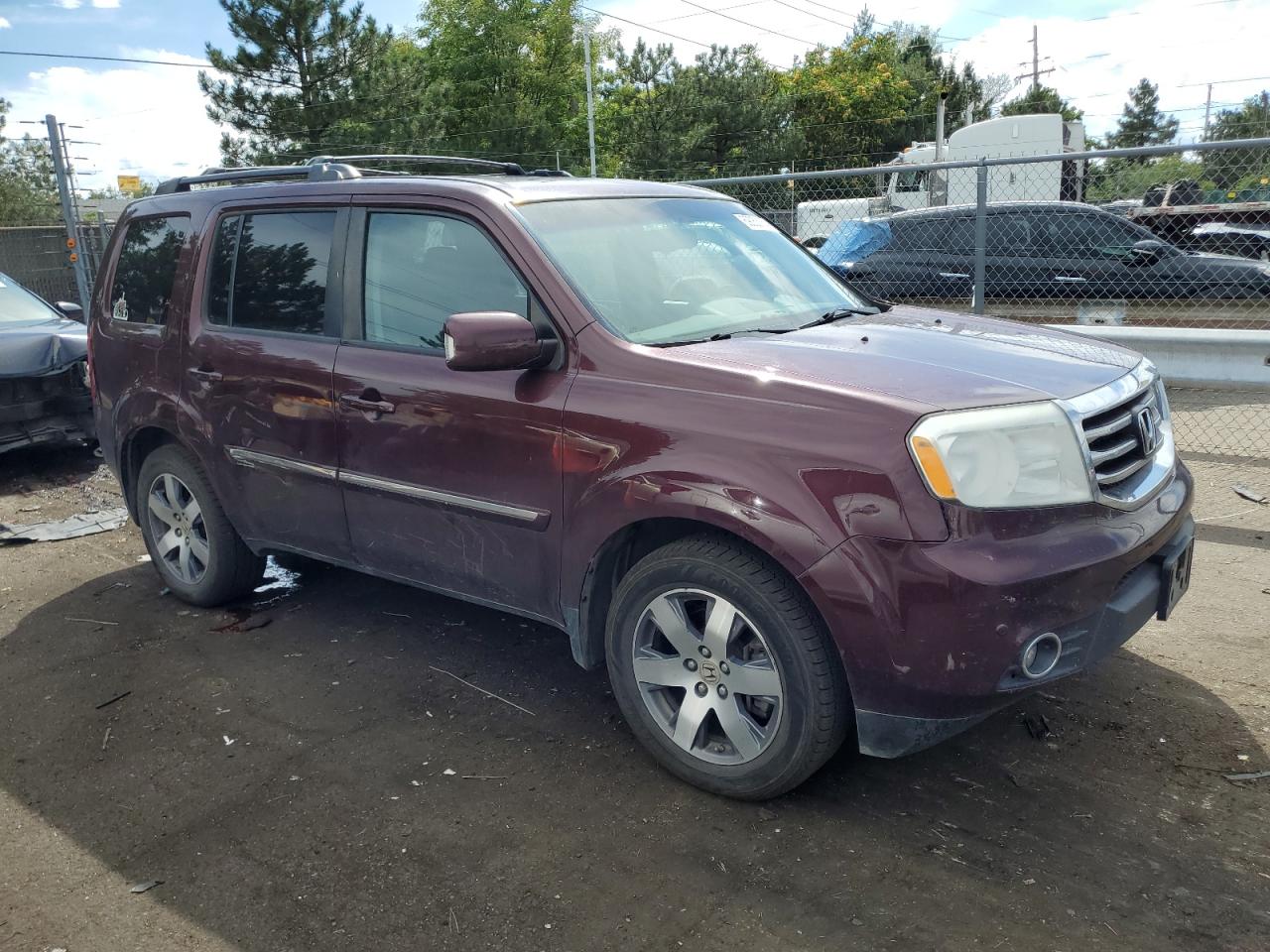 VIN 5FNYF4H99EB032255 2014 HONDA PILOT no.4