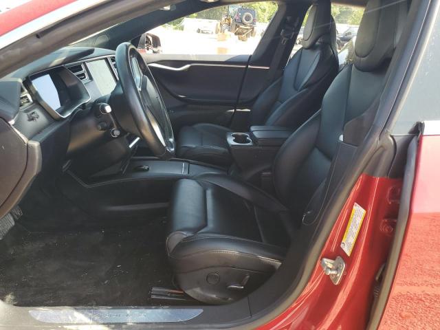  TESLA MODEL S 2017 Czerwony