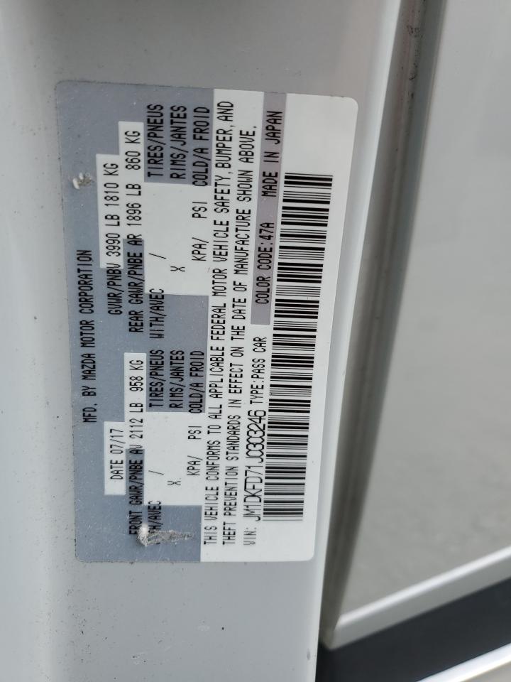 2018 Mazda Cx-3 Grand Touring VIN: JM1DKFD71J0303246 Lot: 67108844