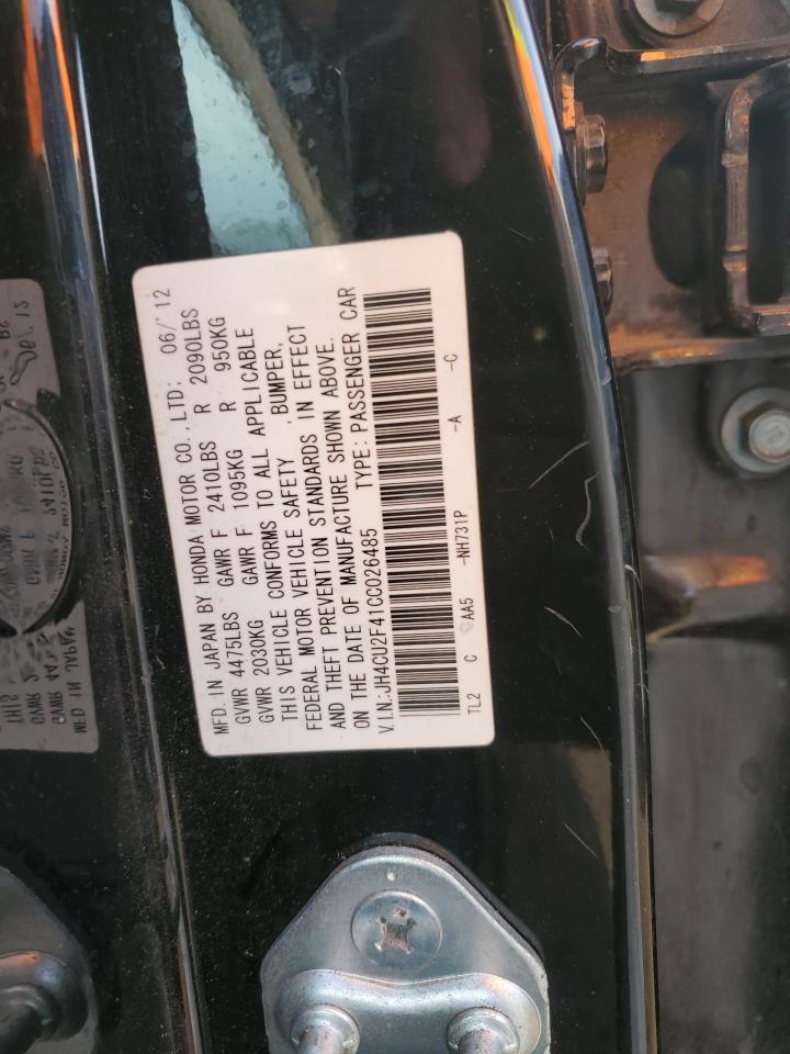 JH4CU2F41CC026485 2012 Acura Tsx