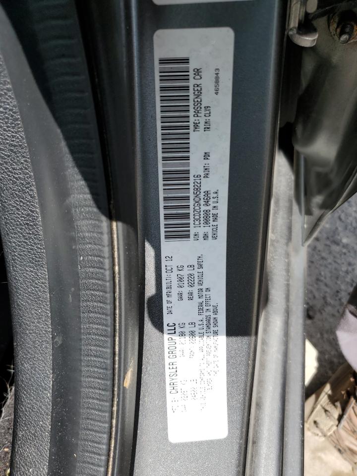 2013 Dodge Avenger Sxt VIN: 1C3CDZCGXDN582216 Lot: 65831974