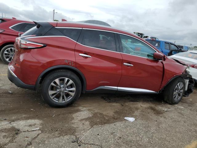  NISSAN MURANO 2016 Бордовый