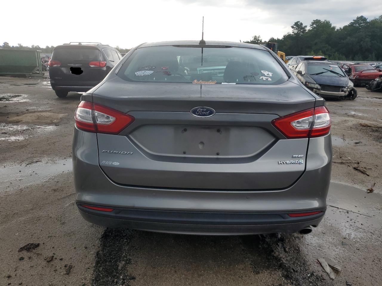 2013 Ford Fusion Se Hybrid VIN: 3FA6P0LU0DR206922 Lot: 62384204