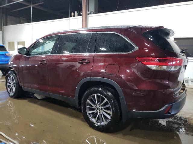  TOYOTA HIGHLANDER 2019 Бургунді