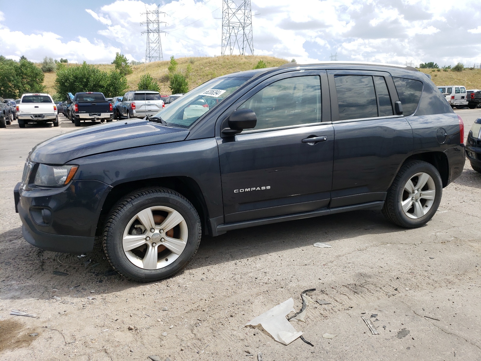 2014 Jeep Compass Sport vin: 1C4NJDBB4ED828299