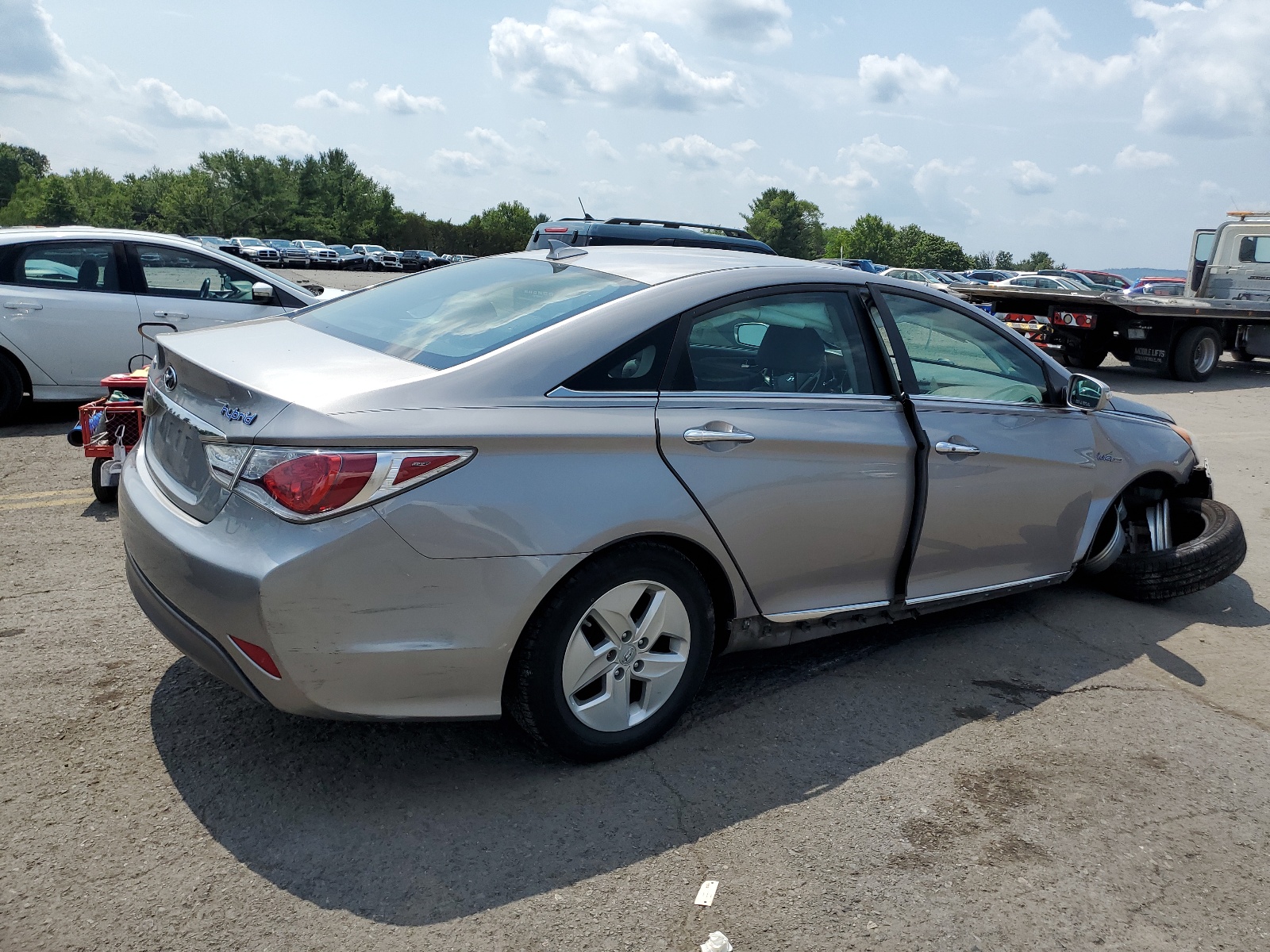 KMHEC4A40CA020703 2012 Hyundai Sonata Hybrid