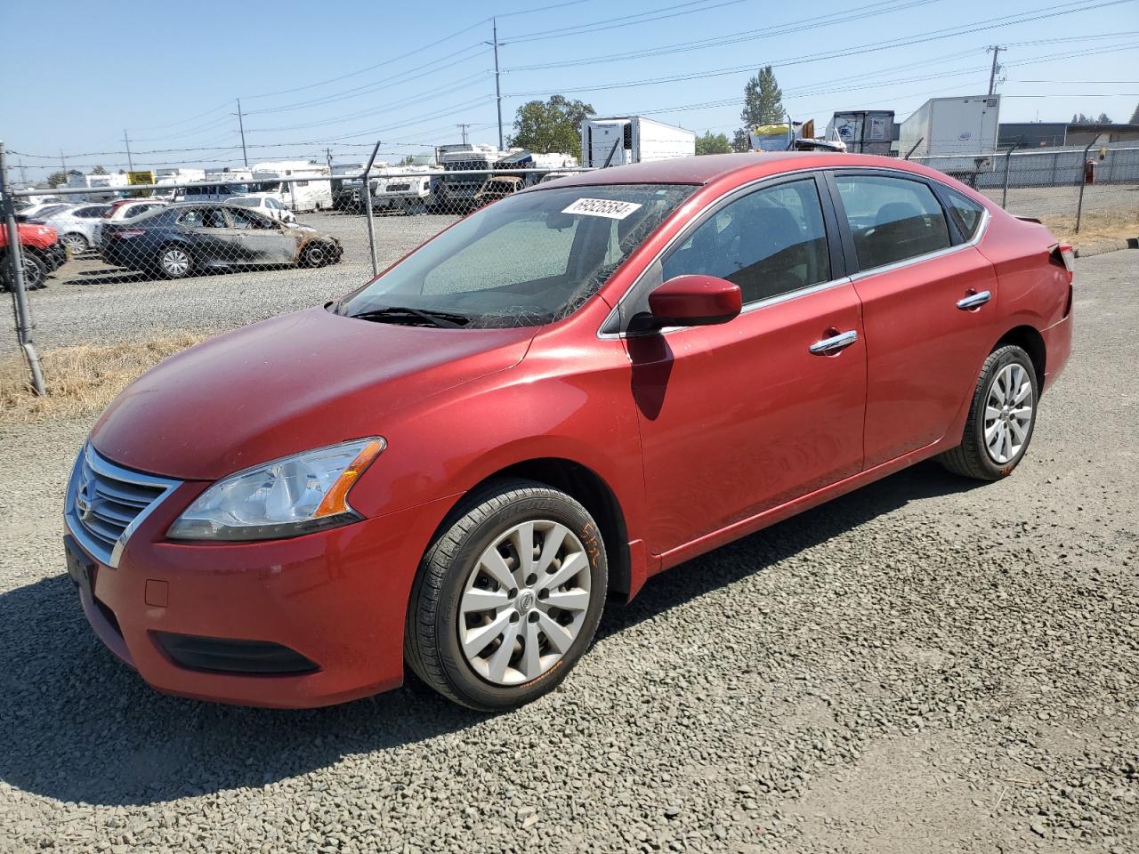 2014 Nissan Sentra S VIN: 3N1AB7AP7EY331886 Lot: 69526584