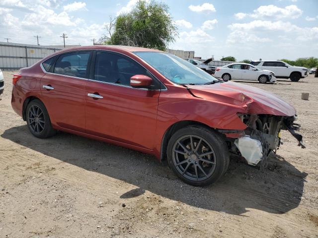  NISSAN SENTRA 2016 Червоний