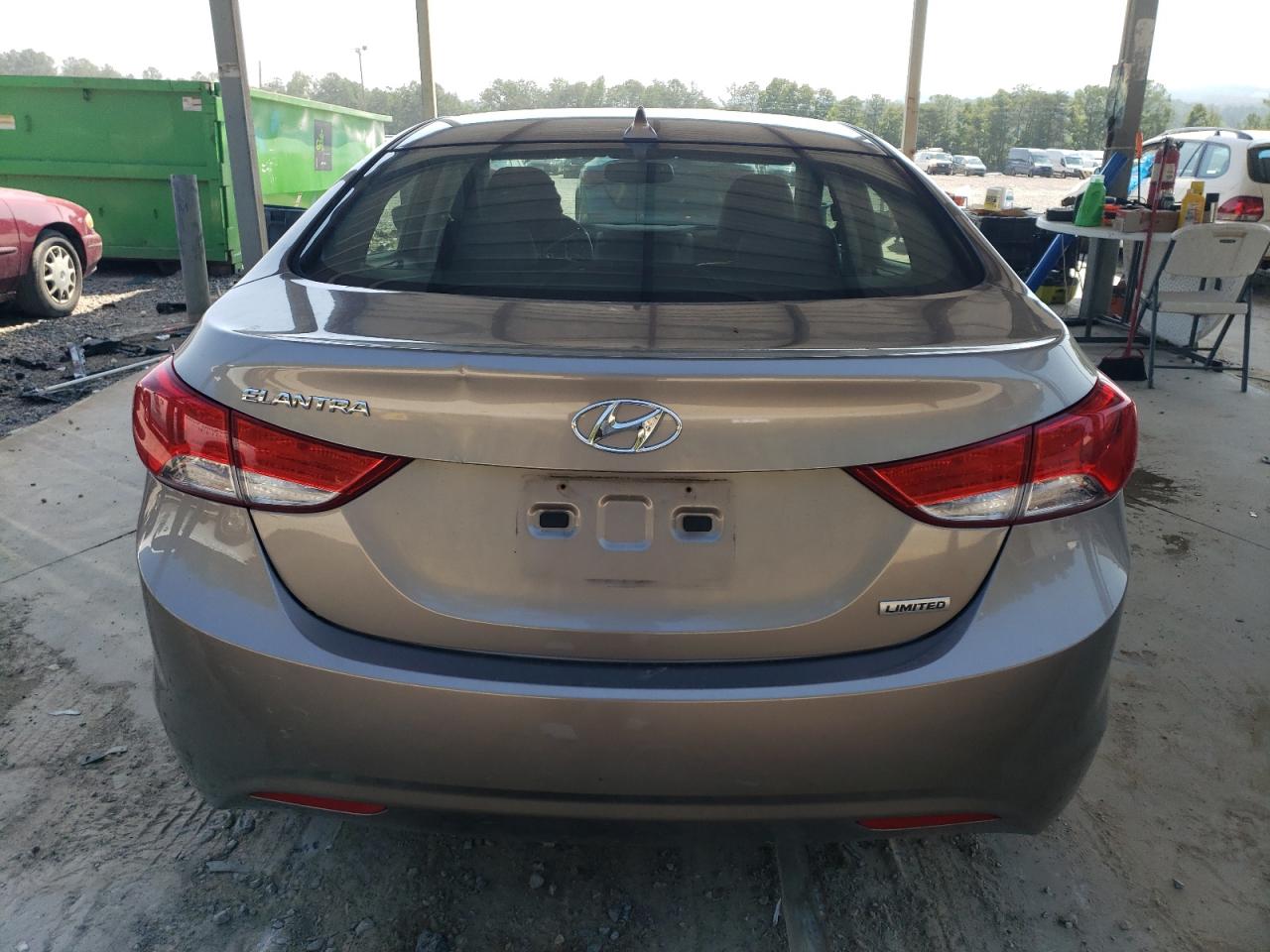 2012 Hyundai Elantra Gls VIN: 5NPDH4AEXCH092253 Lot: 68312384