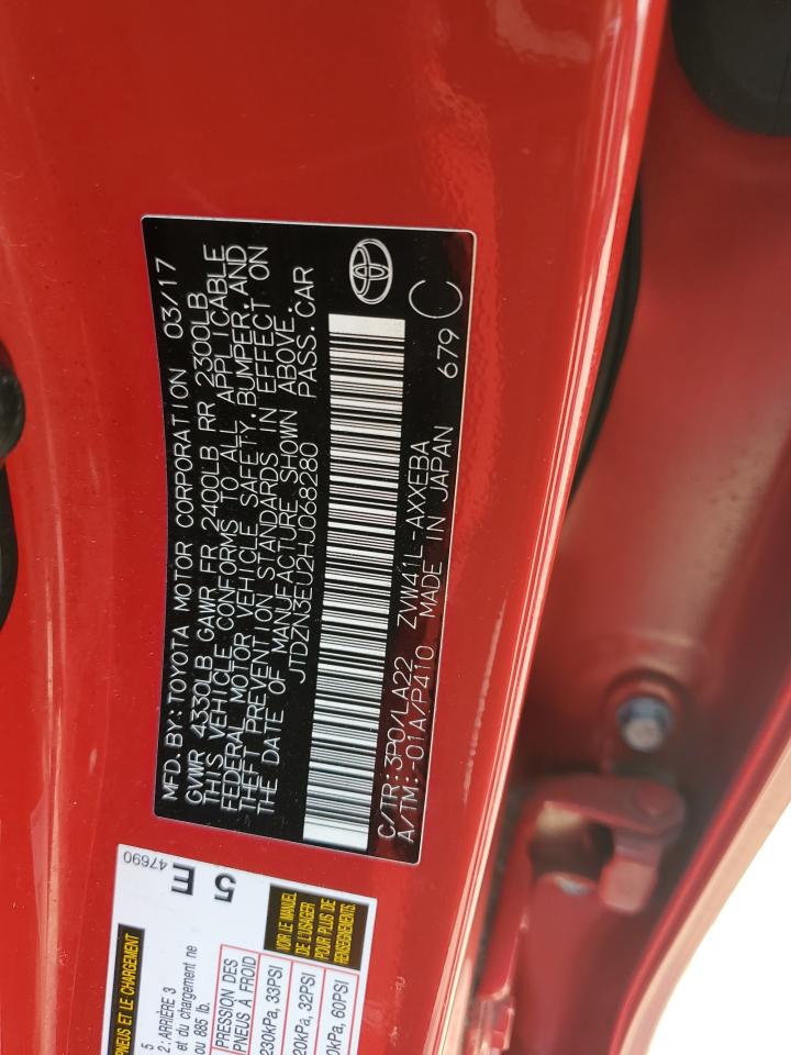 2017 Toyota Prius V VIN: JTDZN3EU2HJ068280 Lot: 66884504