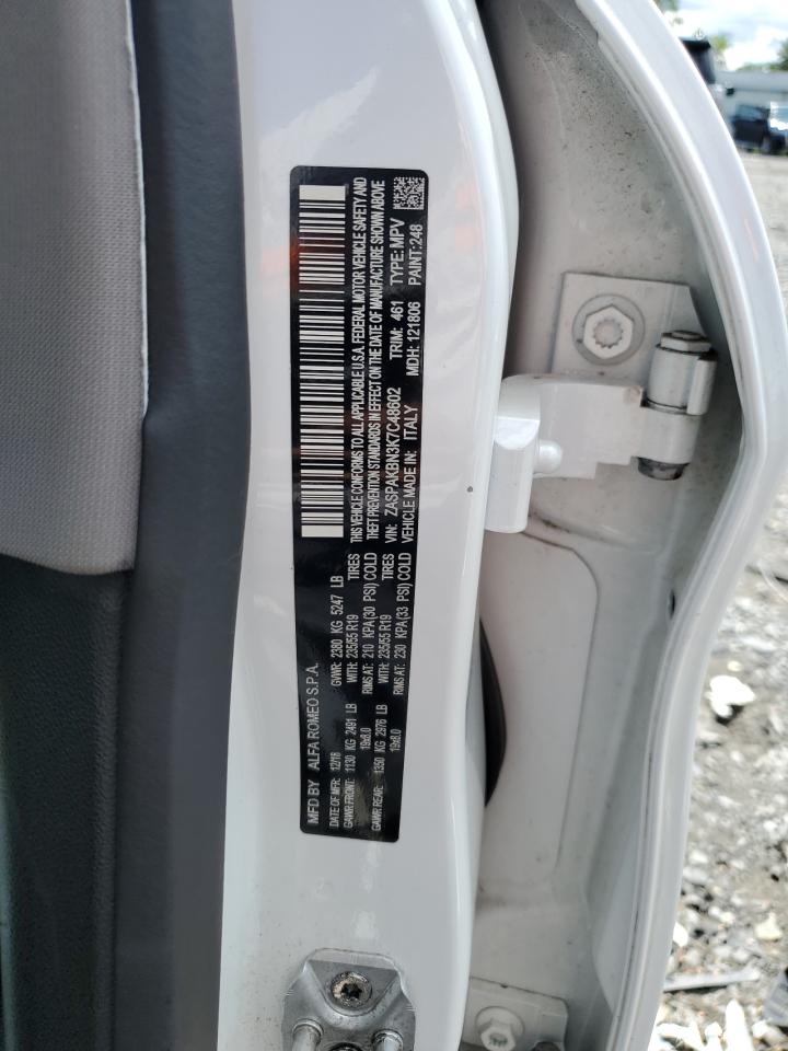 2019 Alfa Romeo Stelvio Ti VIN: ZASPAKBN3K7C48602 Lot: 66693264