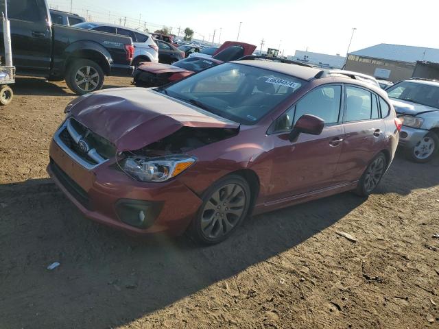  SUBARU IMPREZA 2014 Червоний