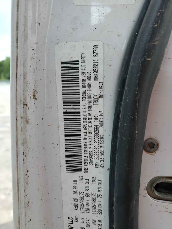 2012 Dodge Ram 3500 St VIN: 3C63D3CL2CG302664 Lot: 65649314