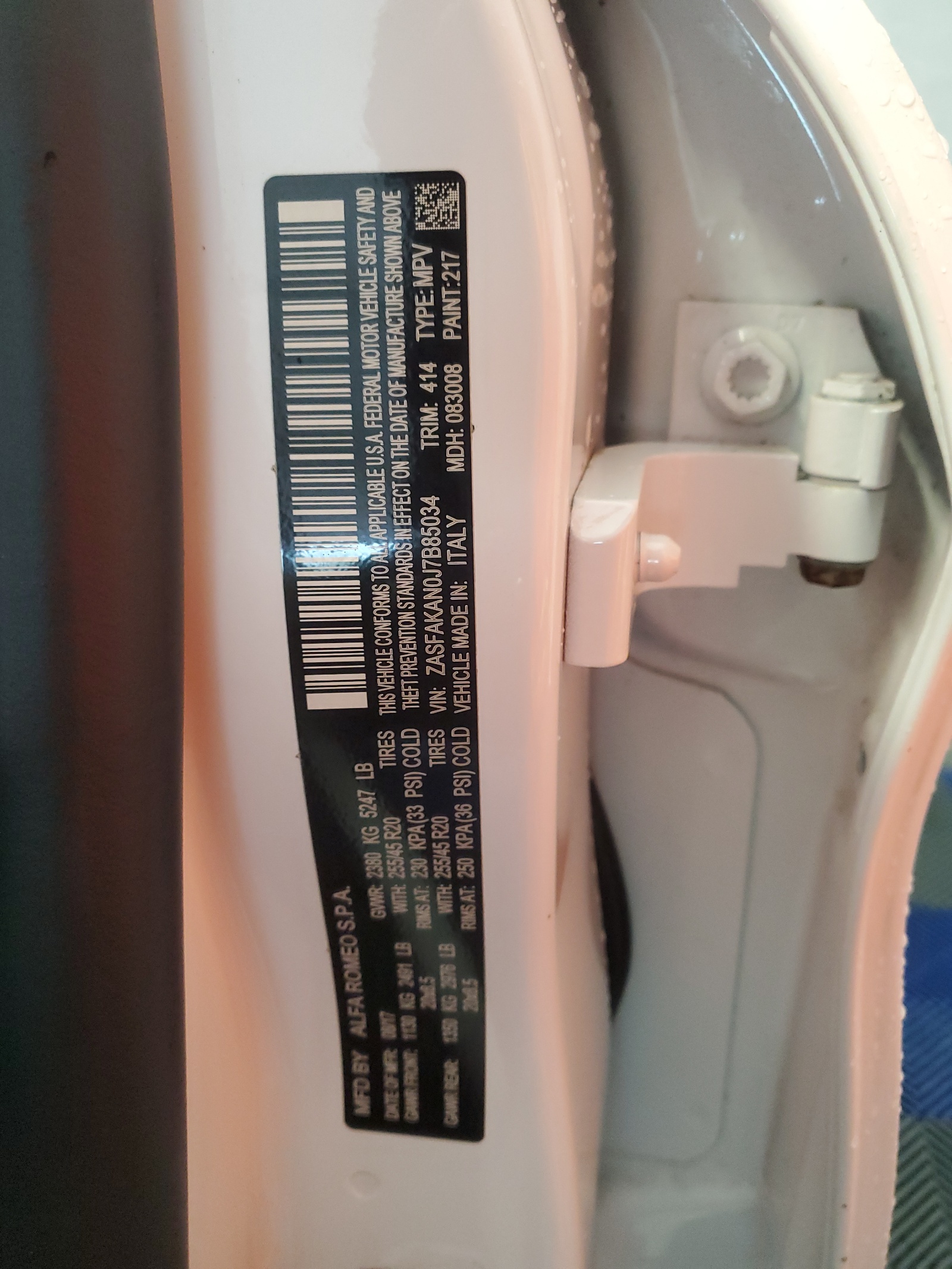 ZASFAKAN0J7B85034 2018 Alfa Romeo Stelvio