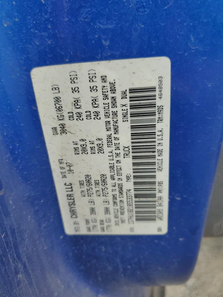 2008 Dodge Ram 1500 St VIN: 1D7HU18218S533774 Lot: 67100005