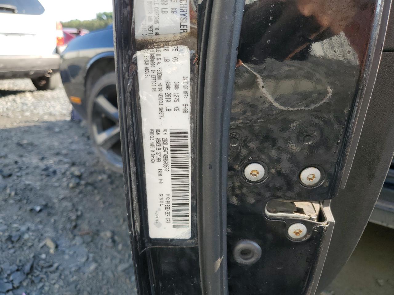 2009 Dodge Challenger R/T VIN: 2B3LJ54T49H509532 Lot: 66083494