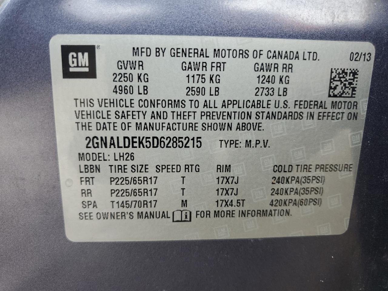 2013 Chevrolet Equinox - Image 14
