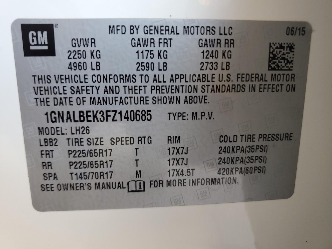 2015 Chevrolet Equinox - Image 14