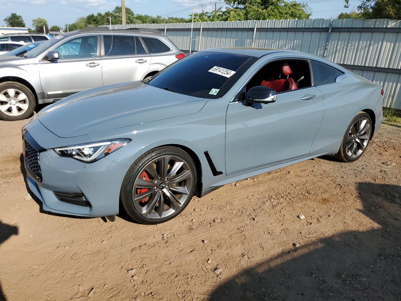 2021 Infiniti Q60 Red Sport 400 for Sale in Hillsborough, NJ - Water/Flood