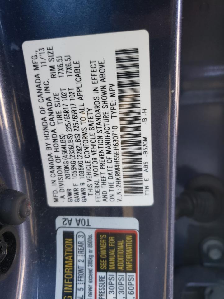 2HKRM4H55EH630710 2014 Honda Cr-V Ex