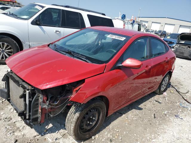  HYUNDAI ACCENT 2017 Red