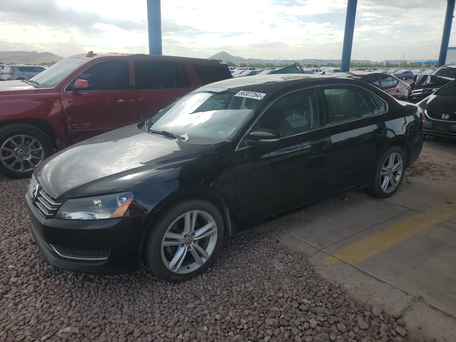 2014 Volkswagen Passat Se vin: 1VWBN7A35EC032151