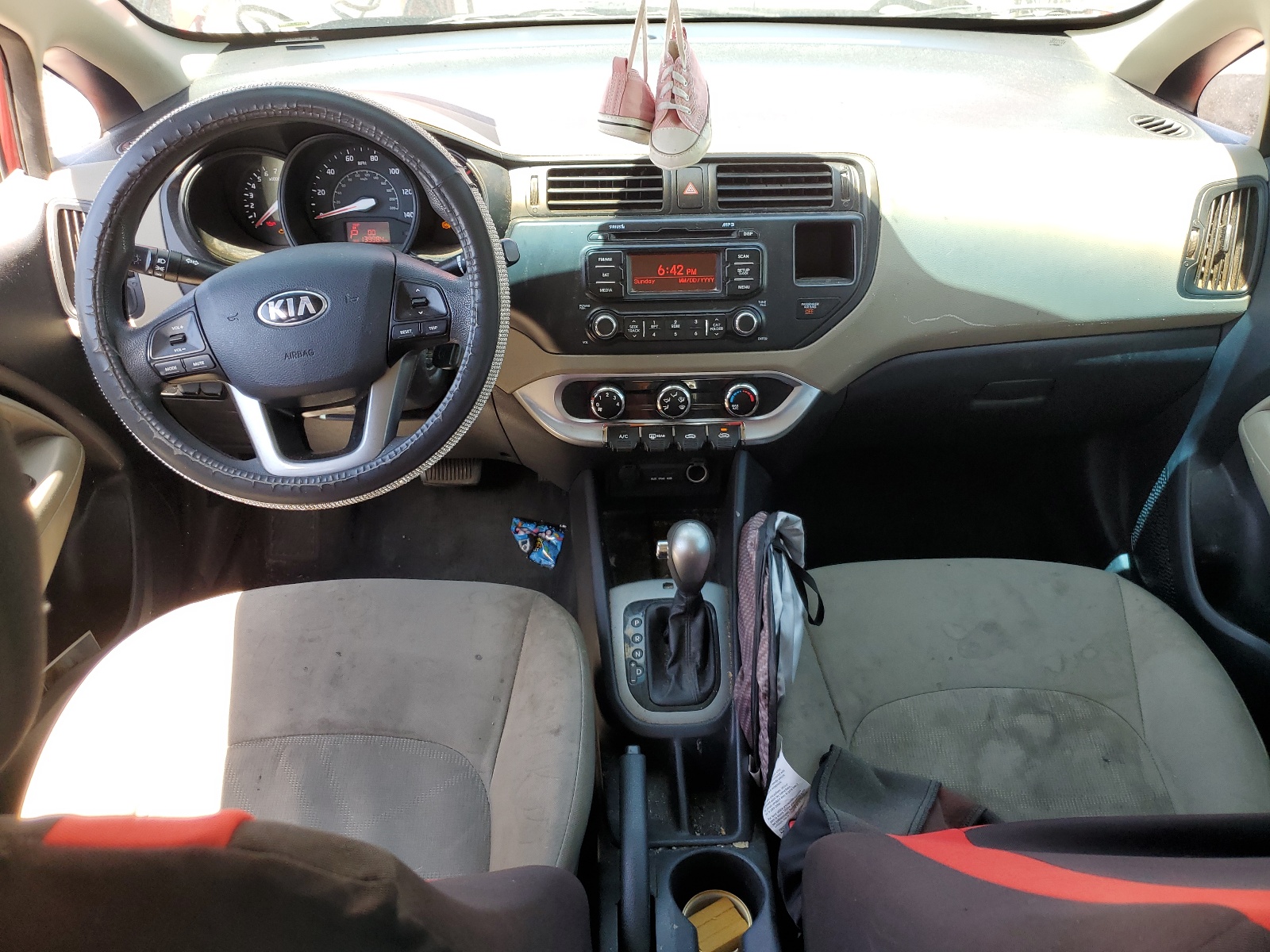 KNADM4A35E6333222 2014 Kia Rio Lx