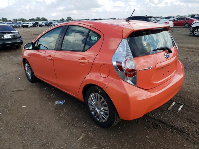  TOYOTA PRIUS 2012 Orange