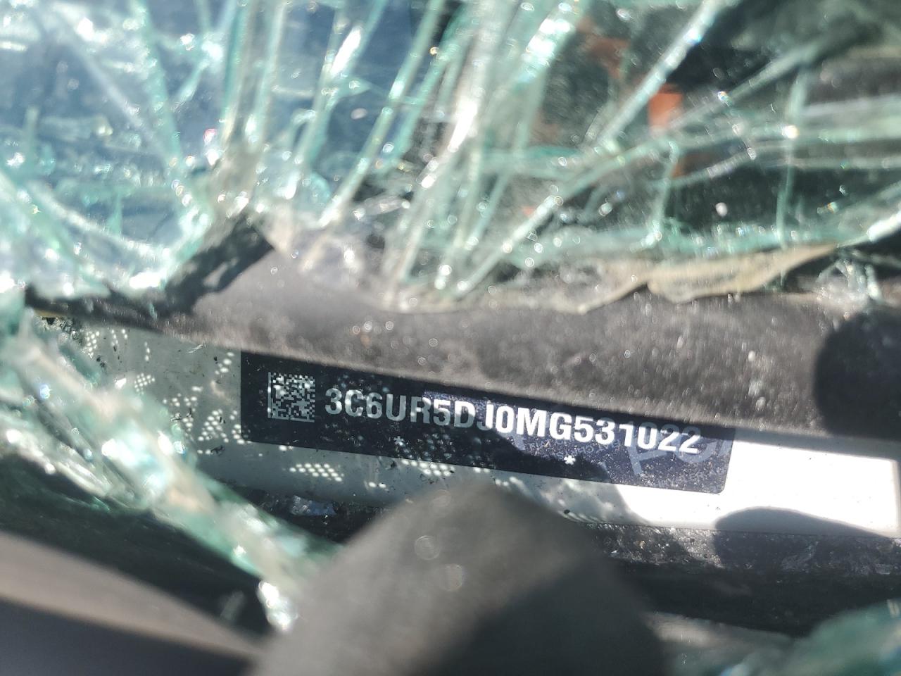 2021 Ram 2500 Big Horn VIN: 3C6UR5DJ0MG531022 Lot: 67397944