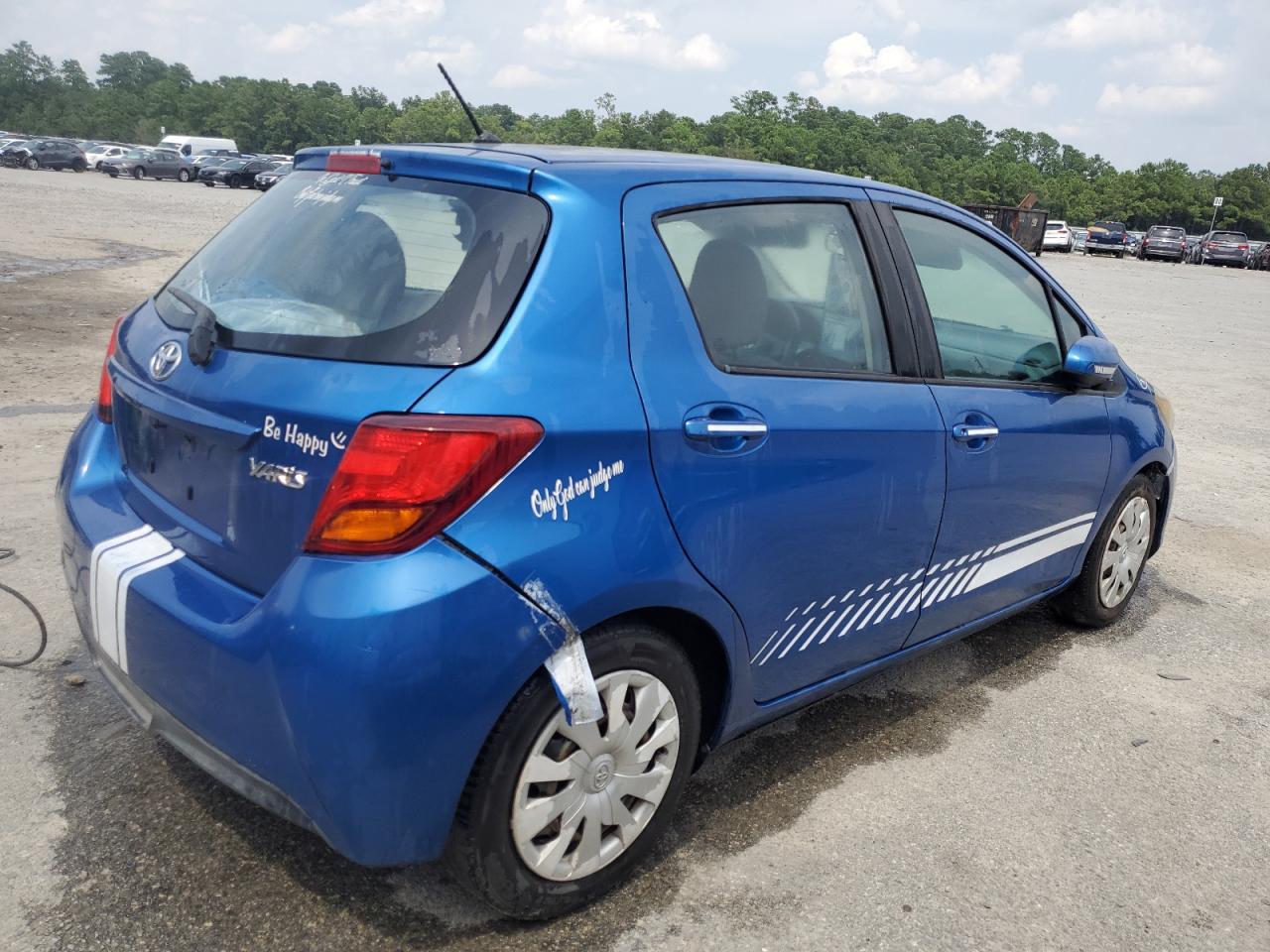 VIN VNKKTUD37FA033437 2015 TOYOTA YARIS no.3