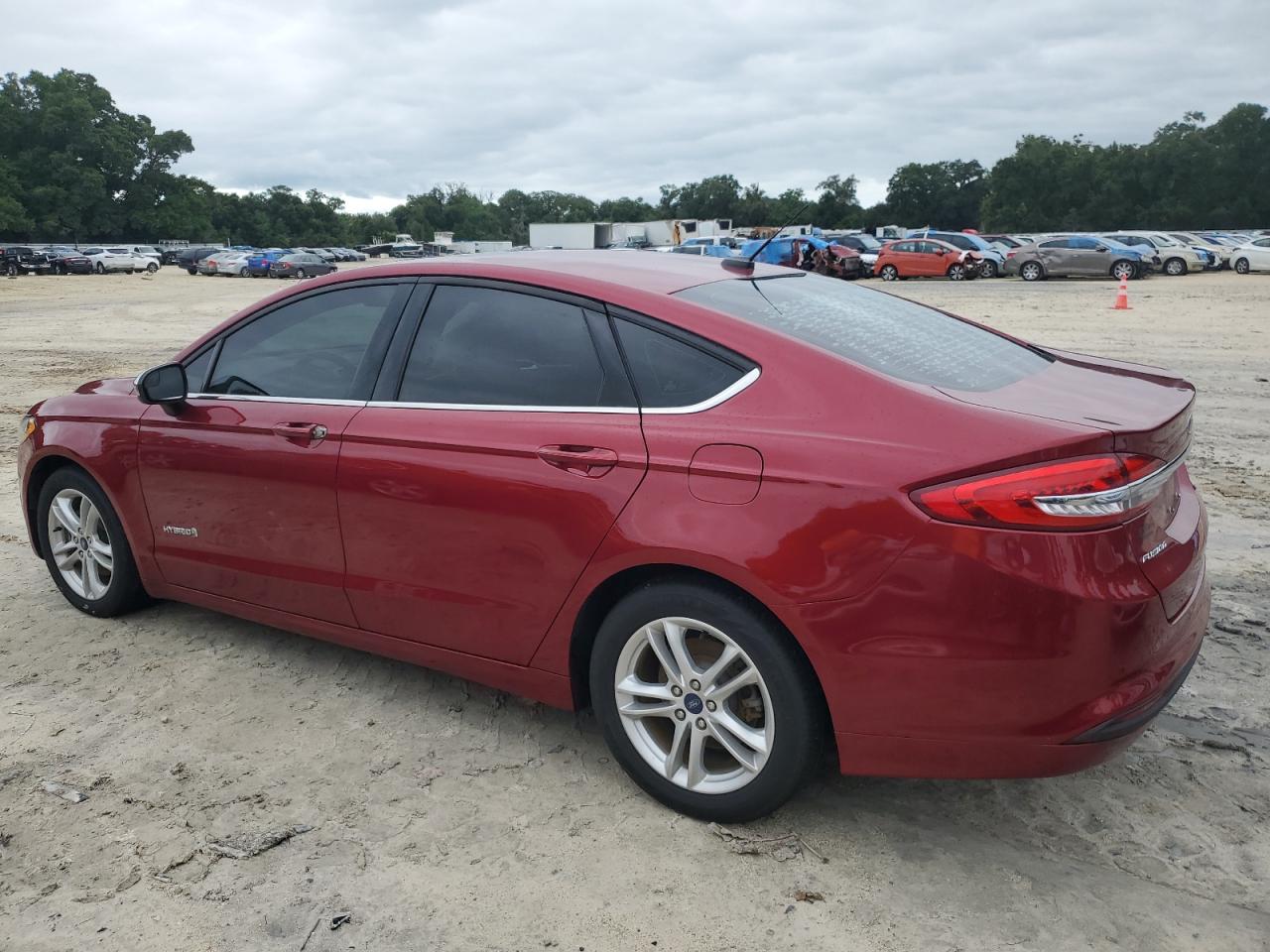 2018 Ford Fusion Se Hybrid VIN: 3FA6P0LU2JR235575 Lot: 66305804