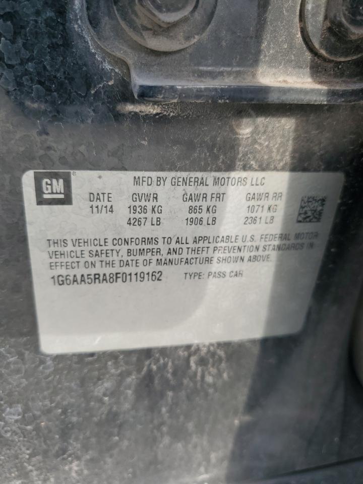 2015 Cadillac Ats VIN: 1G6AA5RA8F0119162 Lot: 66469184