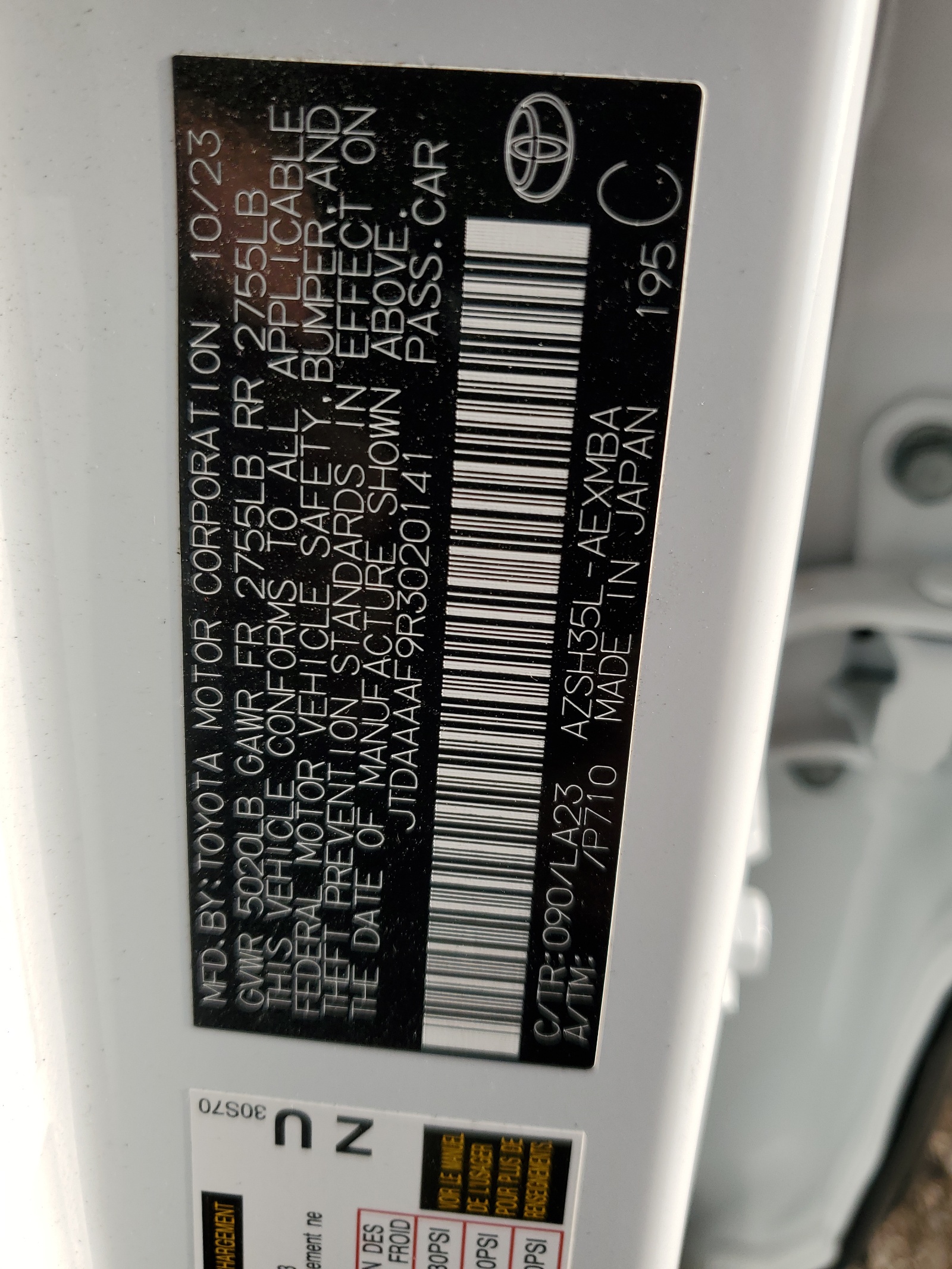 JTDAAAAF9R3020141 2024 Toyota Crown Xle