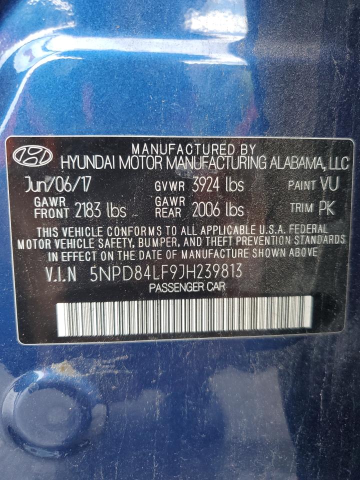 5NPD84LF9JH239813 2018 HYUNDAI ELANTRA - Image 12