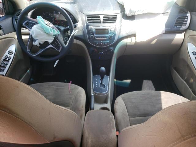  HYUNDAI ACCENT 2017 Czerwony