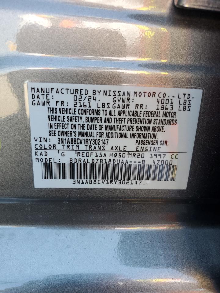 3N1AB8CV1RY302147 2024 Nissan Sentra Sv