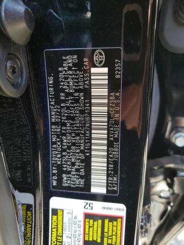 4T1G11AK7NU671341 Toyota Camry SE 12