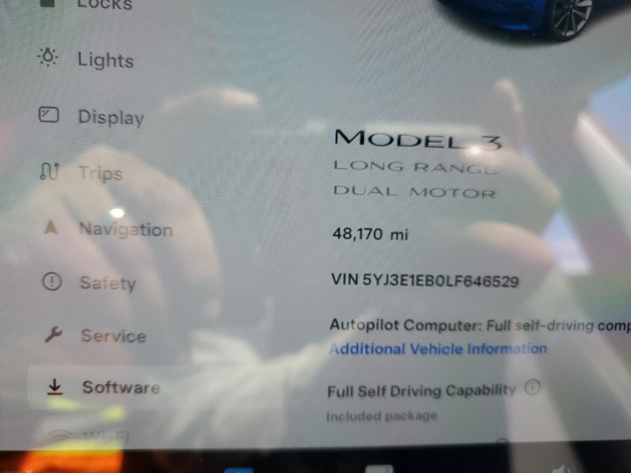 2020 Tesla Model 3 VIN: 5YJ3E1EB0LF646529 Lot: 66616404