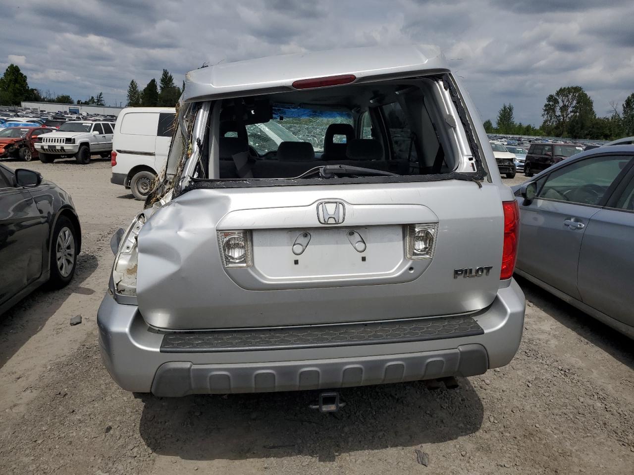 2005 Honda Pilot Ex VIN: 2HKYF18425H512965 Lot: 66863634