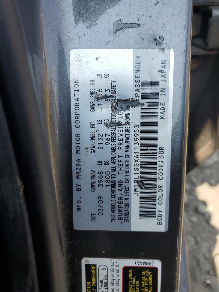 2010 Mazda 3 I VIN: JM1BL1SGXA1139953 Lot: 67059164