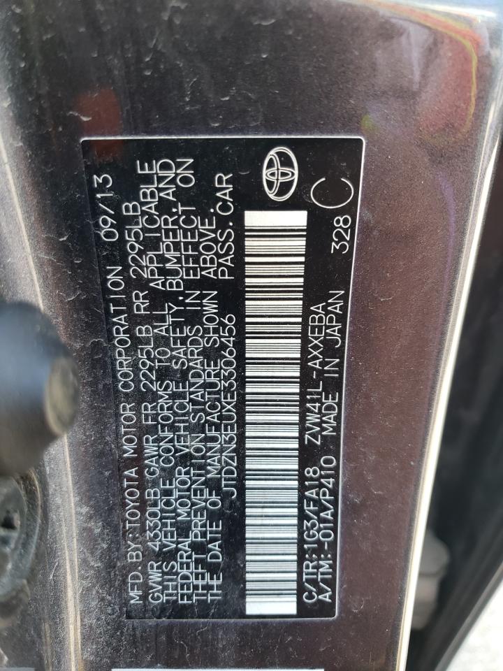 2014 Toyota Prius V VIN: JTDZN3EUXE3306456 Lot: 66973184