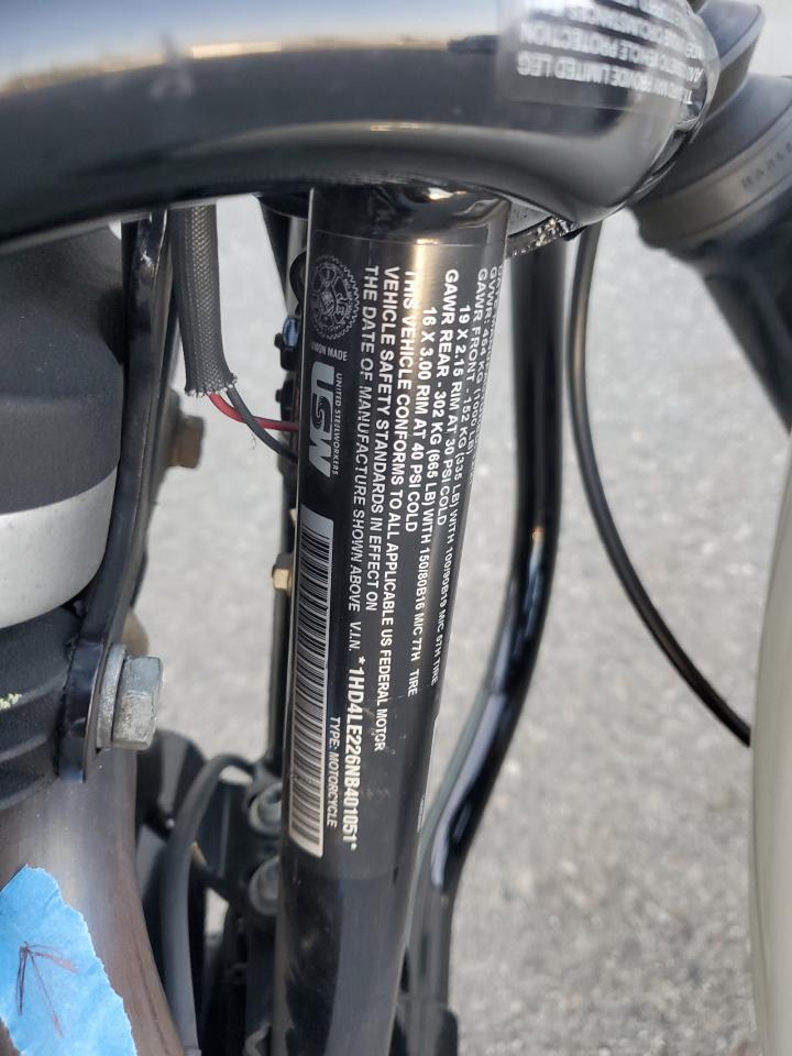 2022 Harley-Davidson Xl883 N VIN: 1HD4LE226NB401051 Lot: 69832224