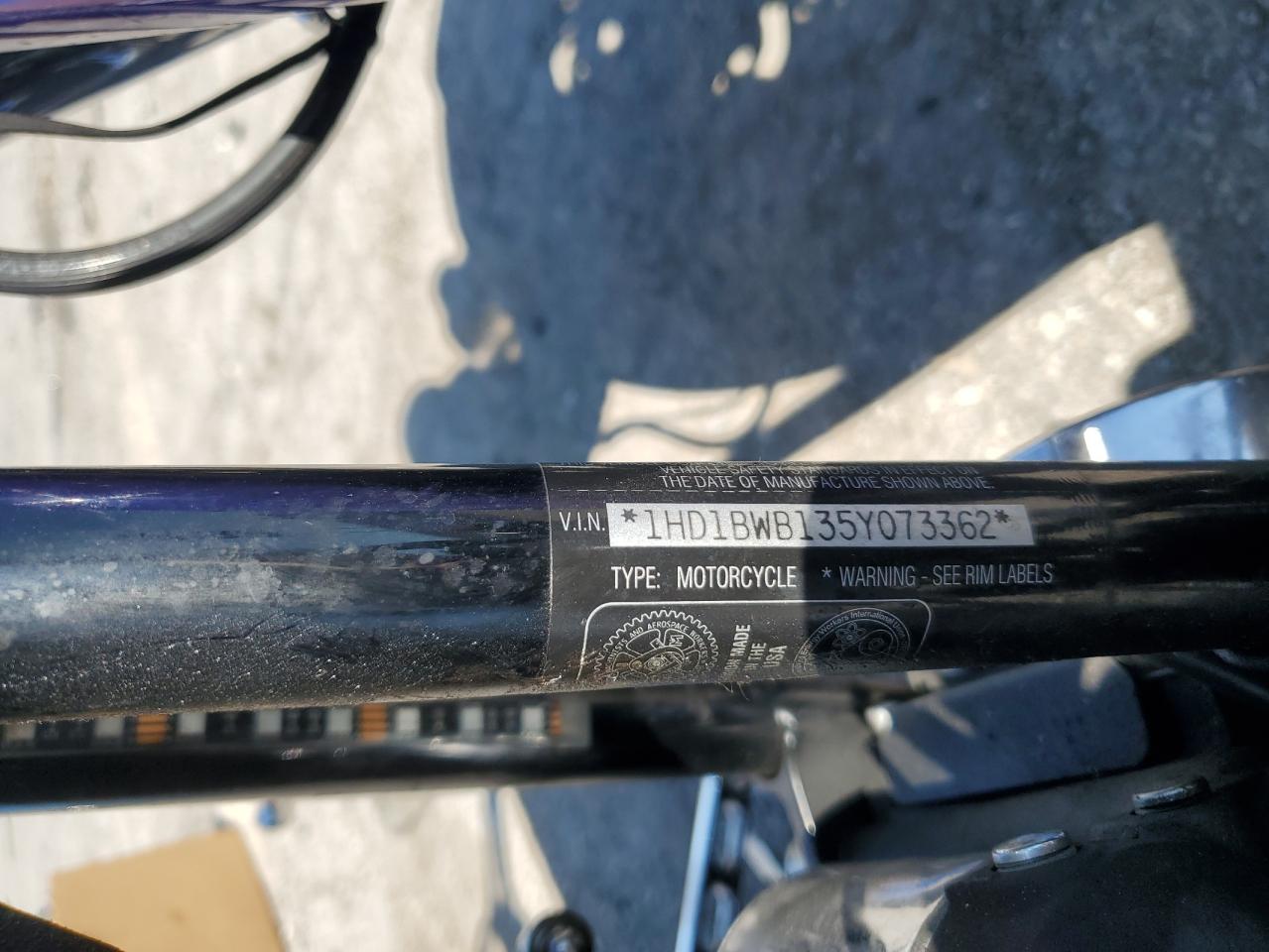 2005 Harley-Davidson Flstci VIN: 1HD1BWB135Y073362 Lot: 66909504