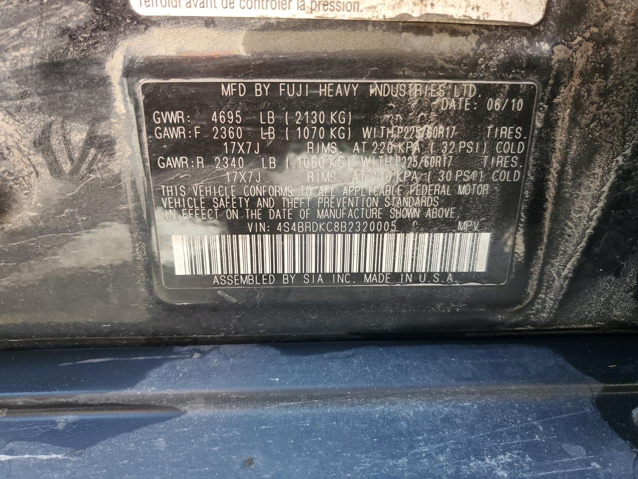 2011 Subaru Outback - Image 13