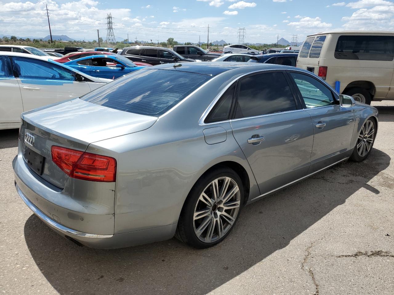 2013 Audi A8 L Quattro VIN: WAURGAFD9DN007215 Lot: 66191904