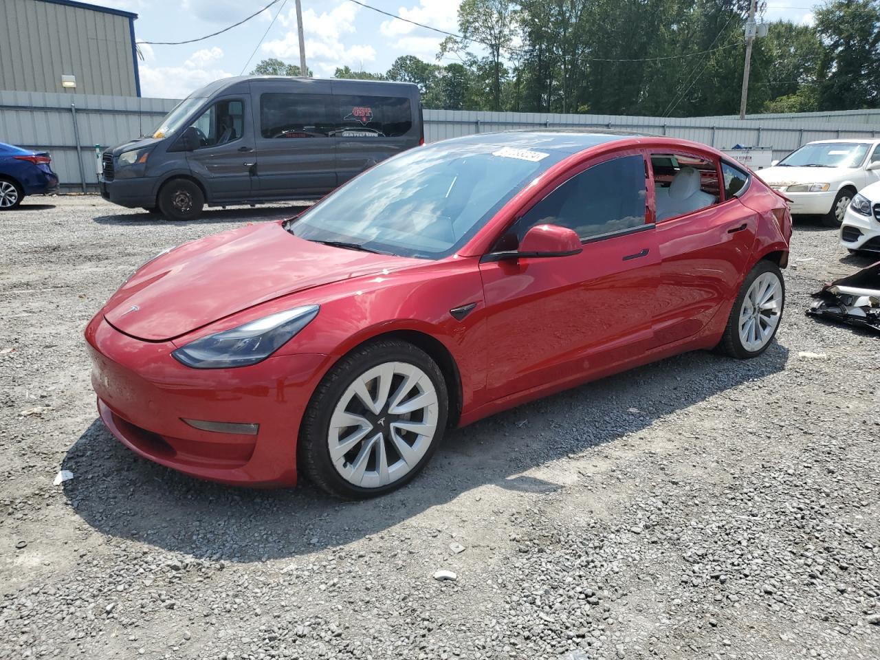 5YJ3E1EB2NF345120 2022 TESLA MODEL 3 - Image 1