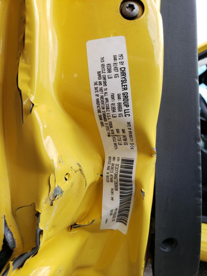 2014 Fiat 500 Sport VIN: 3C3CFFBR6ET283030 Lot: 67553324