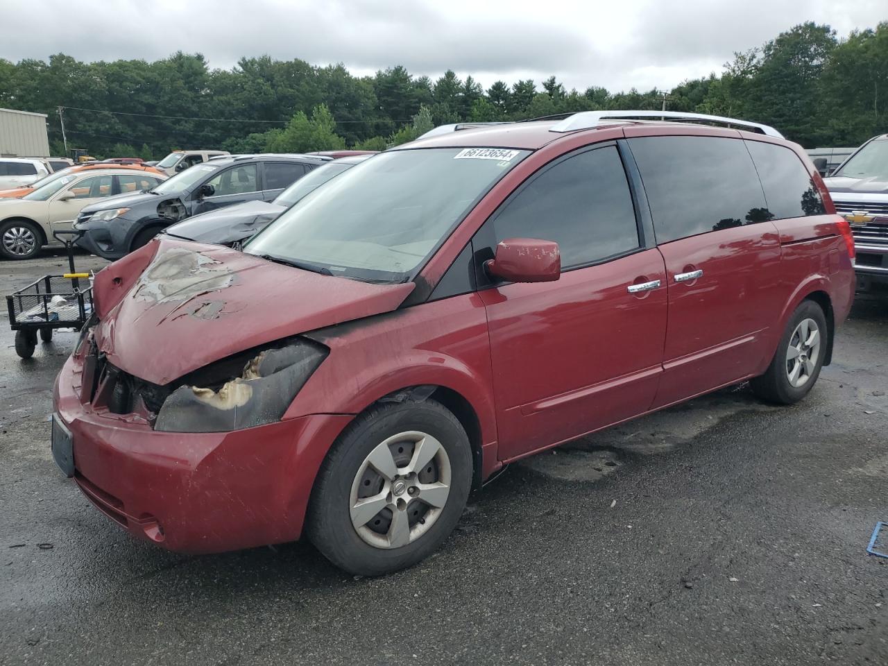 2008 Nissan Quest S VIN: 5N1BV28U68N118030 Lot: 66123654